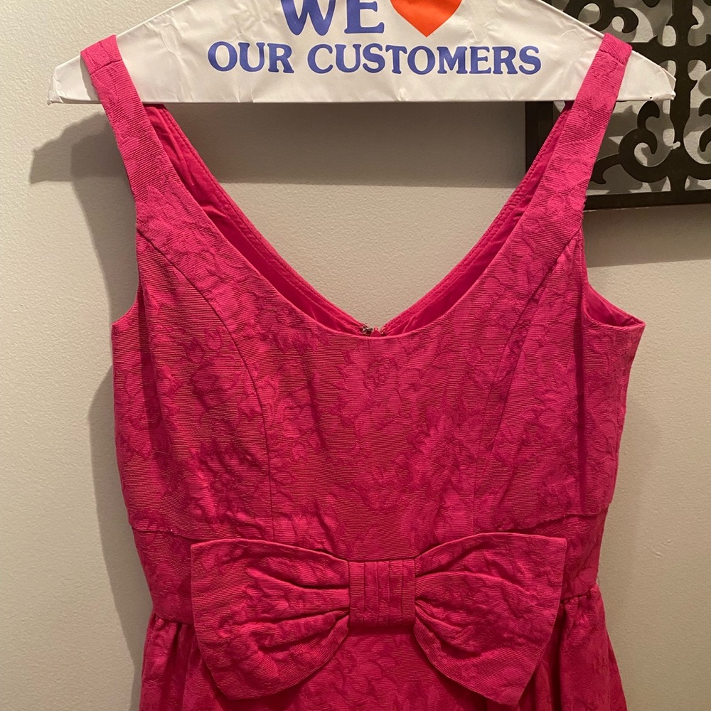 Taylor Sleeveless Dress, Pink Cotton, Size 2